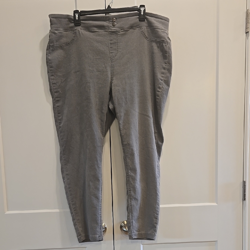 Terra & Sky Women's Gray Jeans